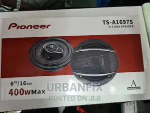 Pioneer 6 Inch 400 Watts Speakers- A Pair