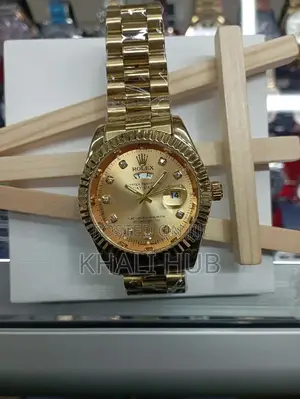 Rolex Rolex Watch Rolex Gold Case Gold Band.