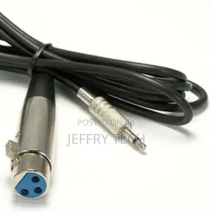 New 10ft XLR Female to 3.5mmm Mono Male Cable 3m