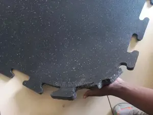 EPDM Rubber Tiles 15mm Black With 15% White Specks