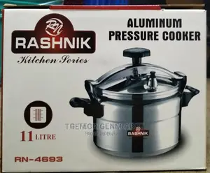 Rashnik Aluminum Non Explosive Pressure Cooker-11l