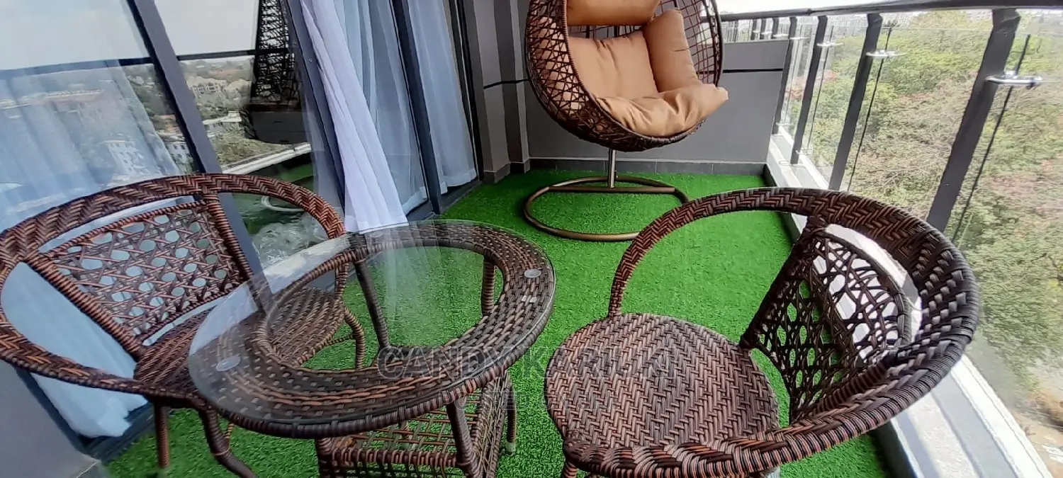 Outdoor Leisure Set ( Swing, 2 Seats Plus 1 Table)