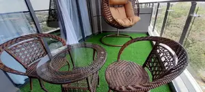 Outdoor Leisure Set ( Swing, 2 Seats Plus 1 Table)