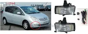 Toyota Corolla Spacio, Fog Light Set With Wiring and Switch,