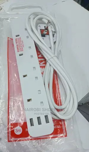 Extension Cable With USB Ports (5 Way)