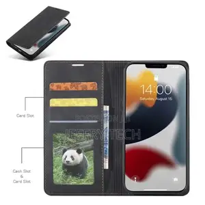 iPhone 14 Plus Flip Case Wallet - Wallet Cover Leather Case