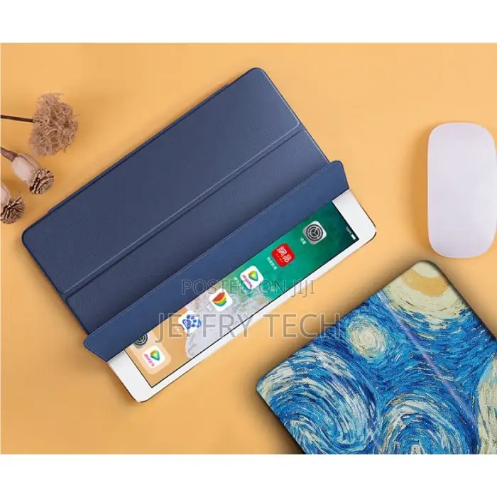 iPad Mini 5 Leather Foldable Cover Sleeve Case Black