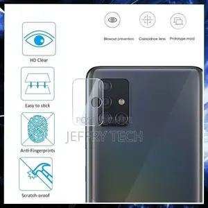 Samsung GALAXY A51 Camera Lens Protector Rear Tempered Glass
