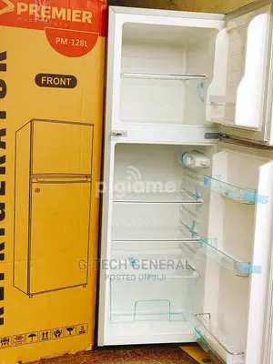 Premier 128L Double Door Refrigerator