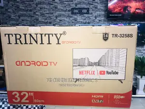 TRINITY 32" Frameless Smart Android TV Netflix Youtube
