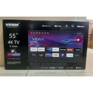 Vision Plus 55" Inch Frameless Ultra Hd Smart Tv.