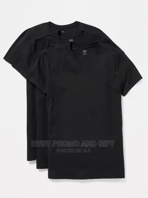 Black Round Neck T-Shirts