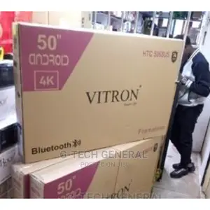 Vitron 50" Inch Smart Android Tv,Frameless,Uhd