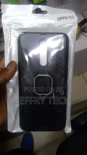 Phone Case for Oppo F11 Silicone PC Metal Ring Holder Co