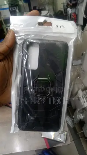 Huawei Y7a Shockproof Protective Case With Ring Kickstand An