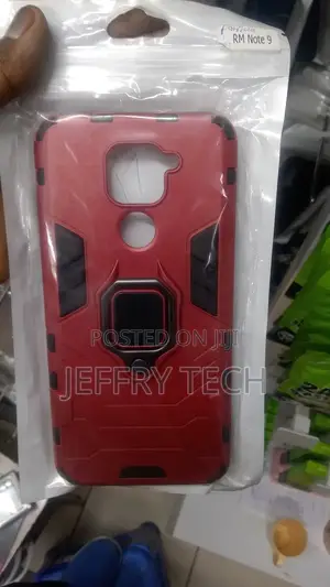 Xiaomi Redmi Note 9 Case Armor PC Cover Metal Ring Hold