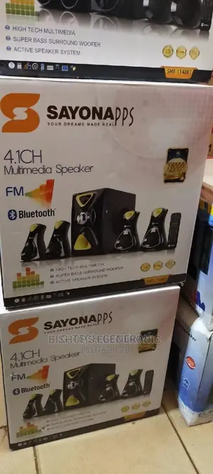 Sayona SHT-1149BT - 4.1 Channel System-Black