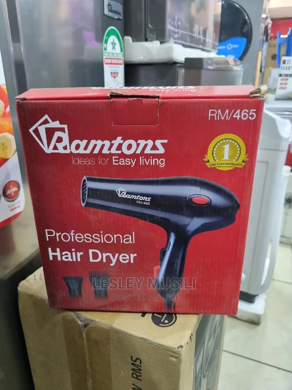 Ramtons RM/465 Hair Dryer Black