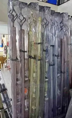 4 Meter Double Curtain Rods + All Accesories