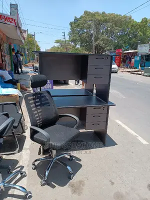 Office Desk (Dark Grey)