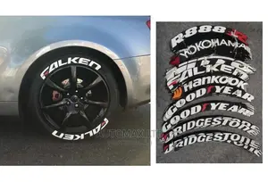 3D Tyre Stickers. For Toyota,Nissan,Subaru,Mazda,Honda,Vw