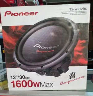 Pioneer(Ts-W312d4)1600W Component Subwoofer