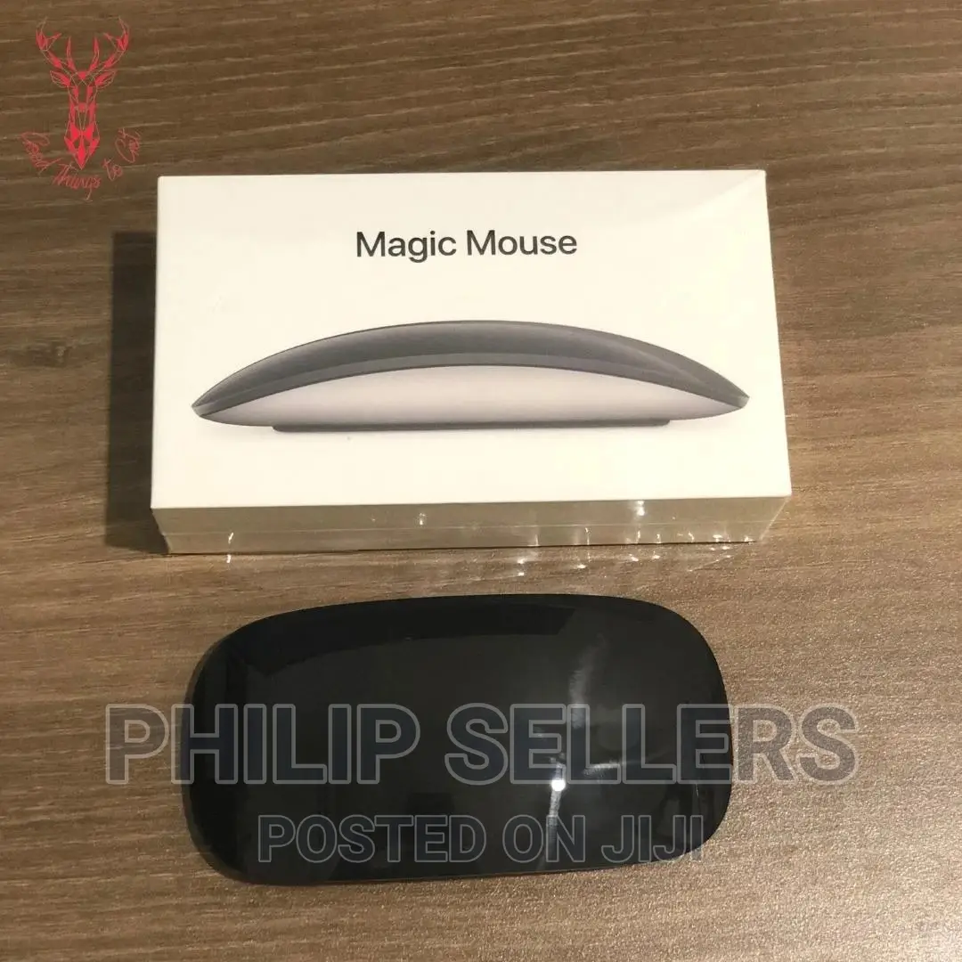 Apple Magic Mouse 2nd Generation in Space Gray.