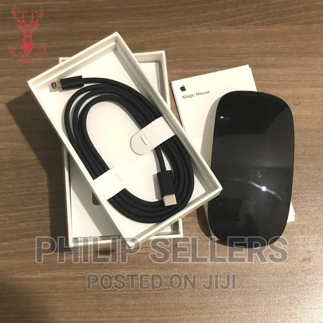 Apple Magic Mouse 2nd Generation in Space Gray.
