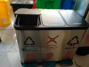 Waste/Garbage Stainless Steel 3in1 Bin