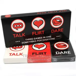 Talk Flirt Dare Card Game