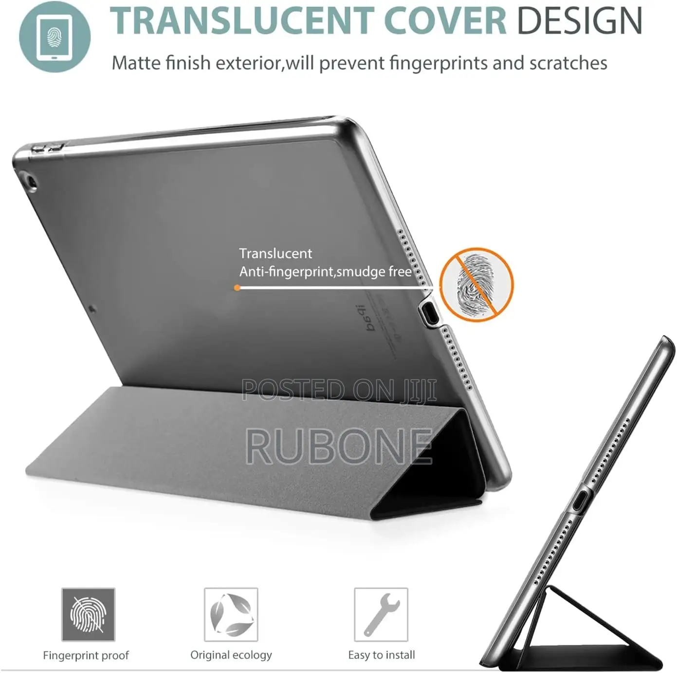 iPad 10.2 9th Gen 2021 Pro Case Frosted Back
