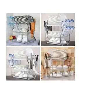 Generic 3 Layer Stainless Steel Dish Rack