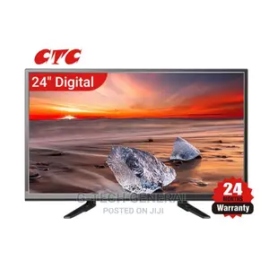 Ctc 24 Inch Digital LED TV Usb,Hdmi Port+Inbuilt Decoder