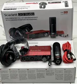 Studio Recording Focusrite Scarlet 2i2 Set 4th Generation