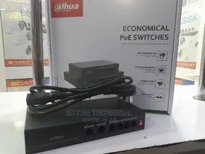 4 Port POE Dahua Switch With Uplink and Downlink