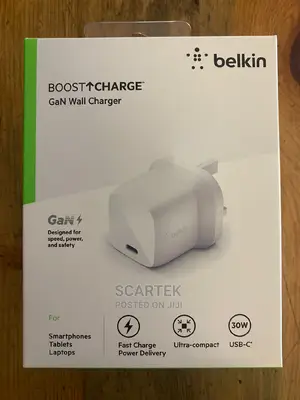 Belkin Boost Charge Gan Wall Charger ( White)