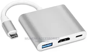 USB C to HDMI Adapter,3-in-1 Type-C Hub Pd Charging Port