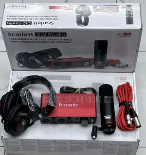 Scarlet 2i2 Focusrite Sound Card /Studio Kit