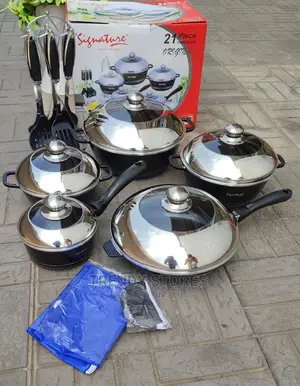21pcs Alluminium Die - Cast Cookware Set