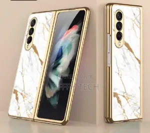 Samsung Galaxy Z Fold 4/3 Case Luxury Plating Glass Shockpro