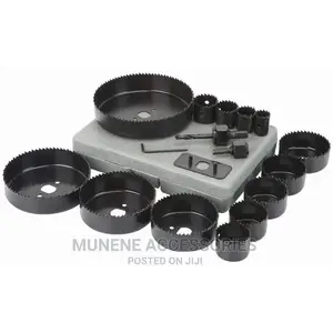 YDS Hole Saw Set - 16 Pc Hole Saw Kit- 3/4" - 5" WITH CASE