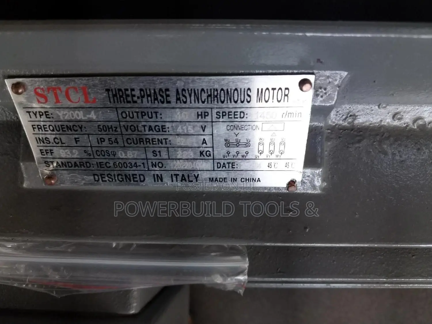 40HP Low Speed Electric Motor
