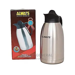 Always Unbreakable Vacuum Thermos Flask - Stainless Steel 2l
