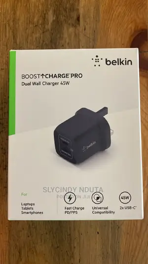 Belkin Boost Up Charge Pro Dual Wall Charger 45w