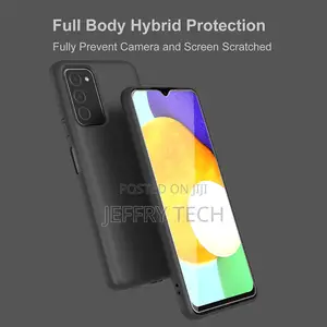 Samsung Galaxy A03S Case, With Tempered Glass Screen Protect