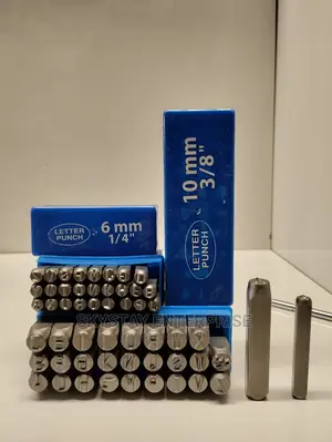 Letter and Number Punch Set 6mm