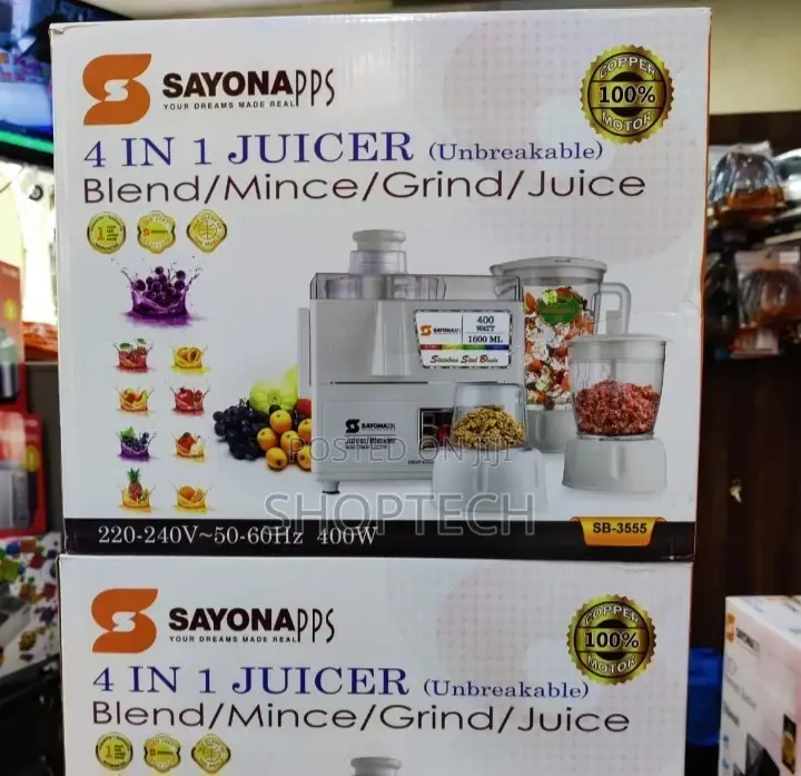 Sayona 4in1 Food Processor
