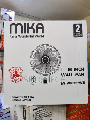 *Mika Wall Fan With Remote