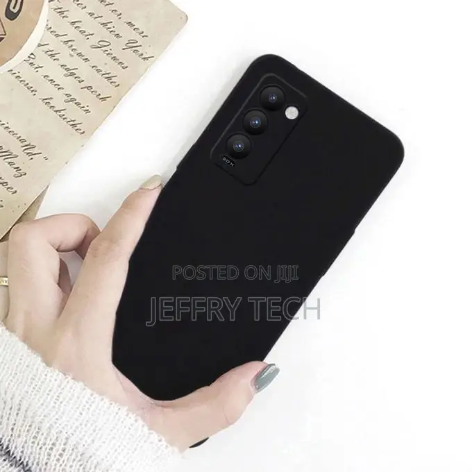 TECNO Camon 18 Silicon Protective Back Cover + Screen Prote