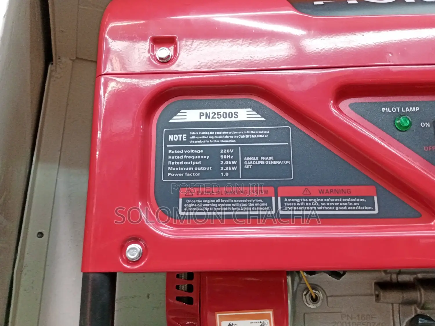Pioneer 2.2kw Gasoline Generator